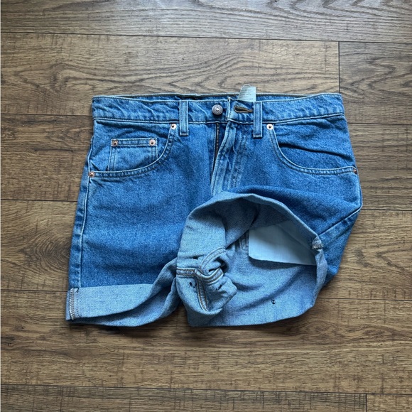 1990’s Y2K Jordache vintage deadstock raw denim high waisted jean zip shorts - Picture 3 of 14